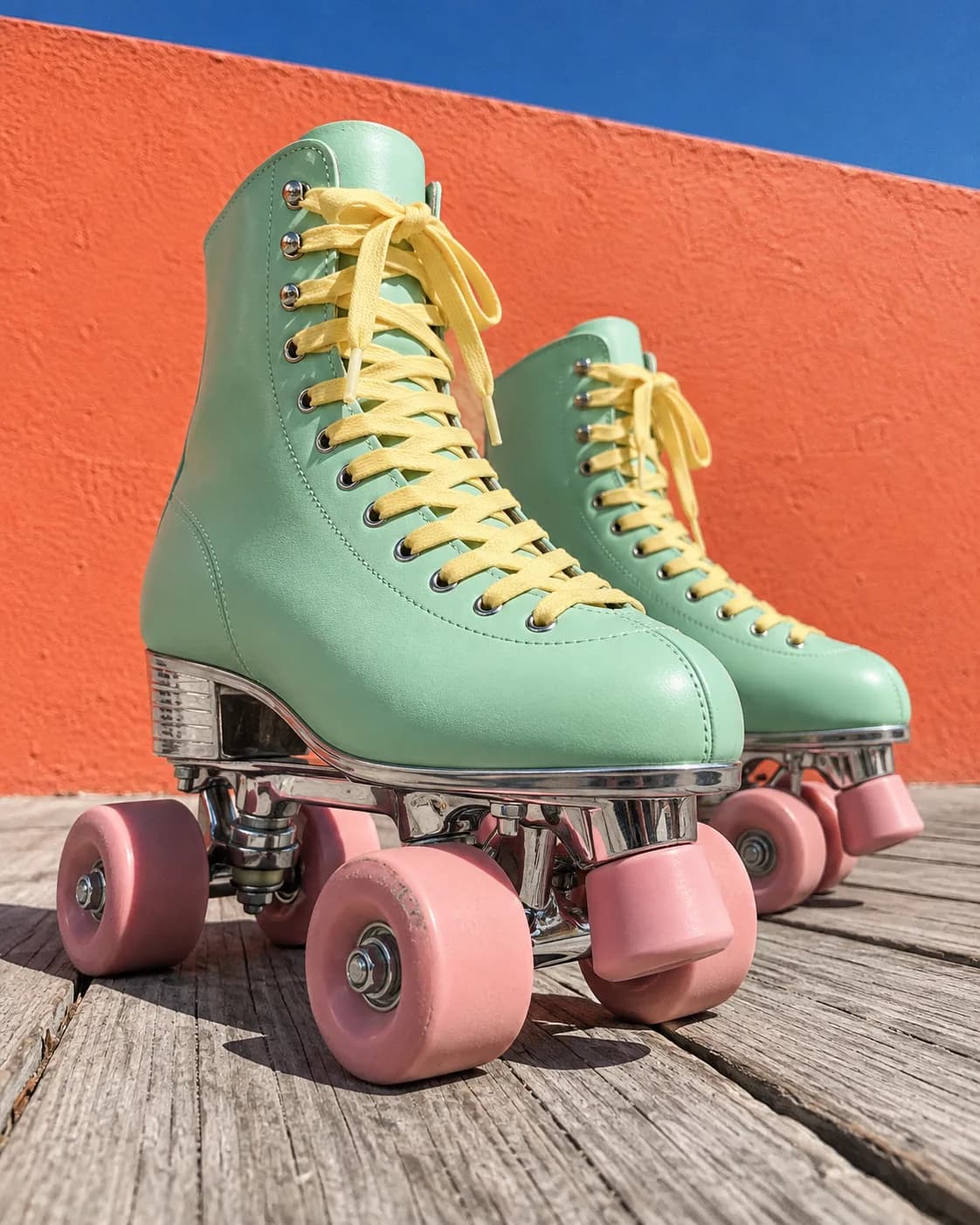 Roller skate in Mint Chip